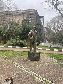 Statue of Asaf by Namık Denizhan in the Şairler Sofası Park