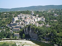 Skyline of Balazuc