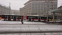 MAN Solobus Zweiachsig mit Anhänger als Buszug der VBSG im Einsatz seit 12/2018