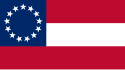邦联國旗 上：1861年—1863年 下：1865年