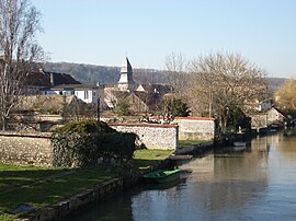 Garennes-sur-Eure vue du pont