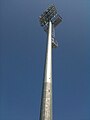 Stadiono apšvietimo stulpas.