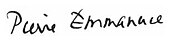 signature de Pierre Emmanuel