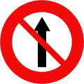 136: No straight ahead