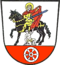 Das 1973 abgelöste Stadtwappen von Lorch