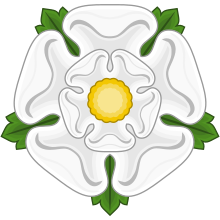 Description de l'image White Rose Badge of York.svg.