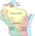 Image 17Wisconsin is divided into five geographic regions. (from Wisconsin)