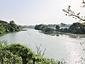 La partie amont de l'estuaire du Guillec vue de la rive droite côté Plougoulm