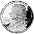 John Marshall commemorative dollar obverse (2005)