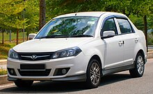 2013 Proton Saga FLX SE in Cyberjaya, Malaysia (03).jpg