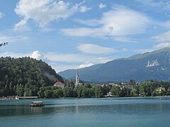 Bled, Iglesia en la ciudad