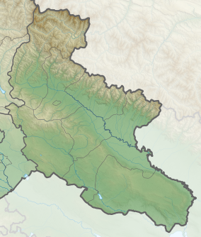 Map showing the location of Tusheti Strict Nature Reserve