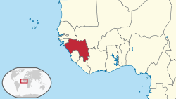 Mapa ya Ginea