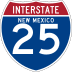 Interstate 25 marker