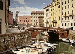 View o the New Venice destrict o Livorno