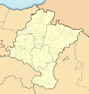 Sartaguda ubicada en Navarra