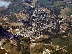 Skyline of North Manchester