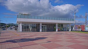 男鹿站新站房（2023年6月）
