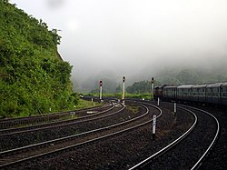 View at Laxmipur Road railway station, Koraput district