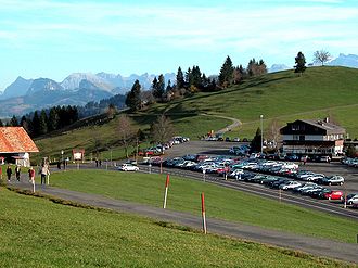 Blick über die Passstrasse