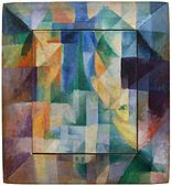 Robert Delaunay, 1912, Simultaneous Windows on the City, 40 x 46 cm, Kunsthalle Hamburg