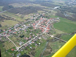 Thiébauménil vue du ciel