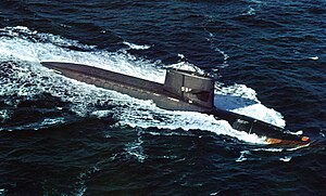 USS George Washington (SSBN-598) till sjöss