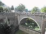 A decorated bridge