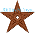 The #100wikidays Barnstar. (2016-10-24)[18]