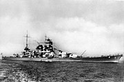 Det tyske slagskipet «Scharnhorst».