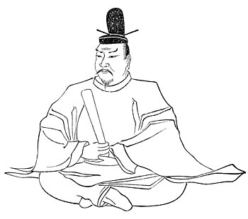 Kaiser Temmu, zeitgenössische Darstellung