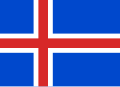 アイスランドの国旗（1915年 - 1944年）[1]