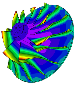 Modello del compressore di un turbocompressore