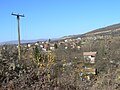 Makotsevo : vue du village depuis la gare ferroviaire