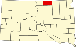 Koartn vo McPherson County innahoib vo South Dakota