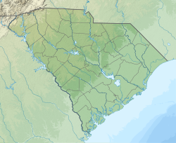 1886 Charleston earthquake is located in South Carolina