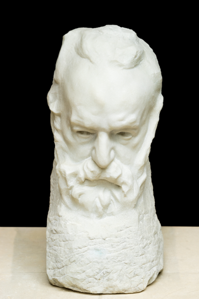 'n Borsbeeld van die Franse skrywer Victor Hugo deur Auguste Rodin in 1889.