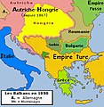 Balkans en 1880-1890.