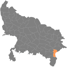 Localisation de District de Chandauliवाराणसी ज़िला