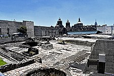 Ruínas do Templo Maior, na Cidade do México.