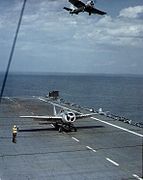 FM-2 "Wildcat" aboard Charger