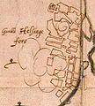 Landkarte von 1645 (Detail)