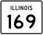 Illinois Route 169 marker