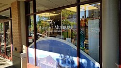 Maritime Museum of British Columbia storefront on Douglas Street, Victoria, BC