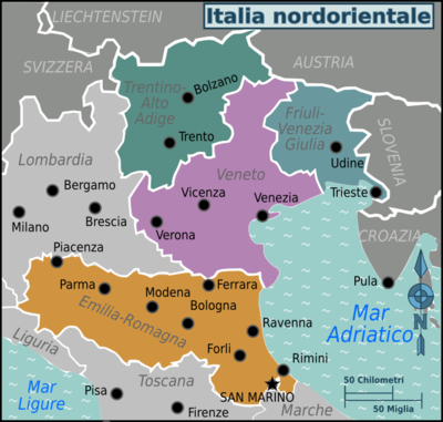 Mappa della regione