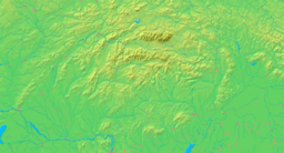 Location of Podolínec in Slovakia