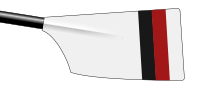 Image showing the rowing club's blade colours