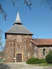 Église Saint-Jean-Baptiste de Mézos, XIVe siècle.