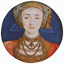 Hans Holbein le Jeune, Portrait en miniature d'Anne de Clèves, 1539.