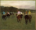 Edgar Degas: Rennpferde in Longchamp